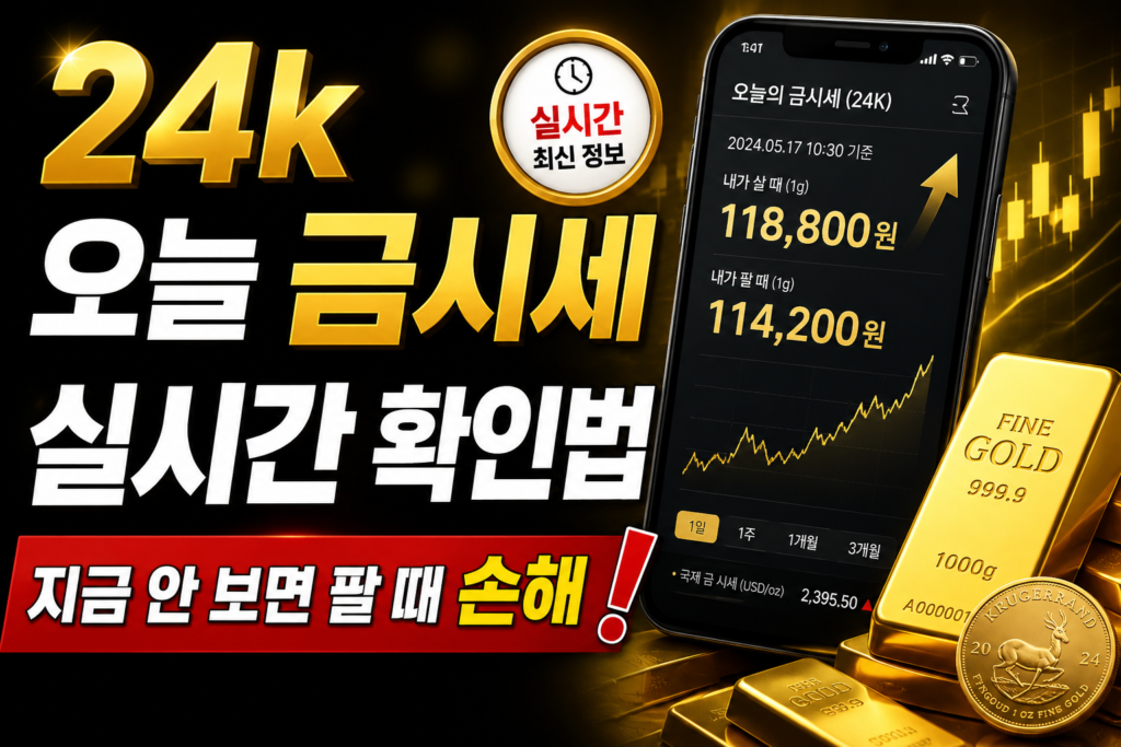 24k 오늘 금시세