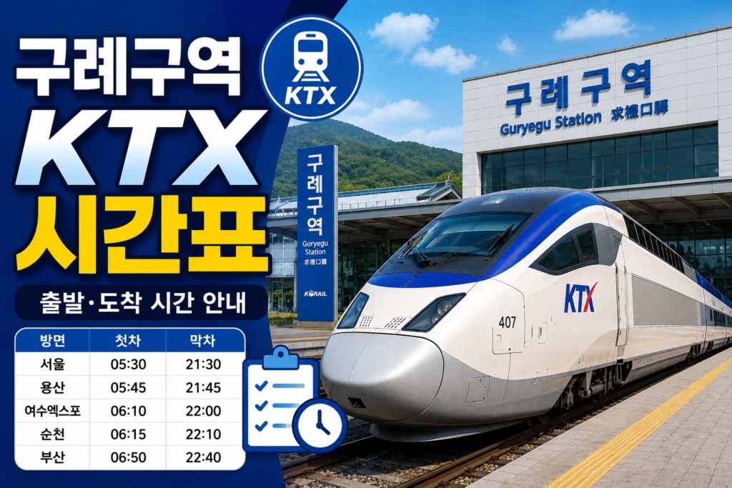 구례구역 KTX