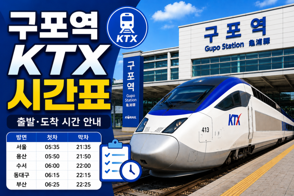 구포역 KTX