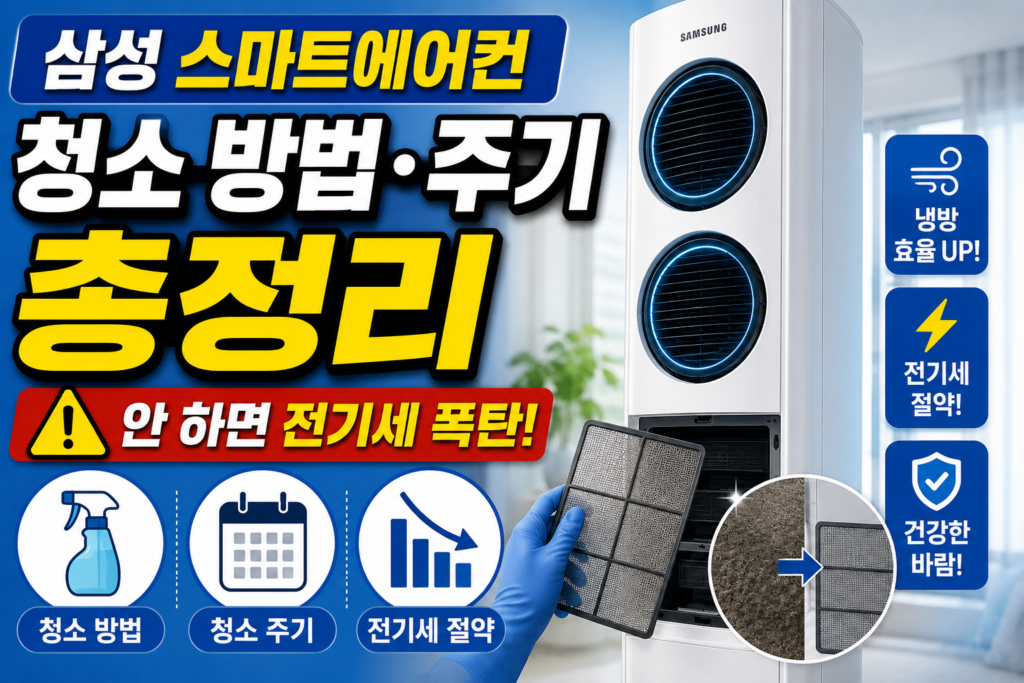 삼성 스마트에어컨 청소