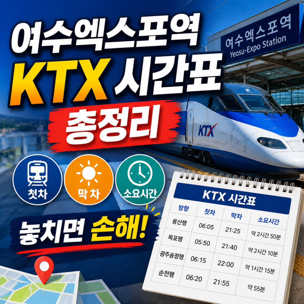 여수엑스포역 KTX