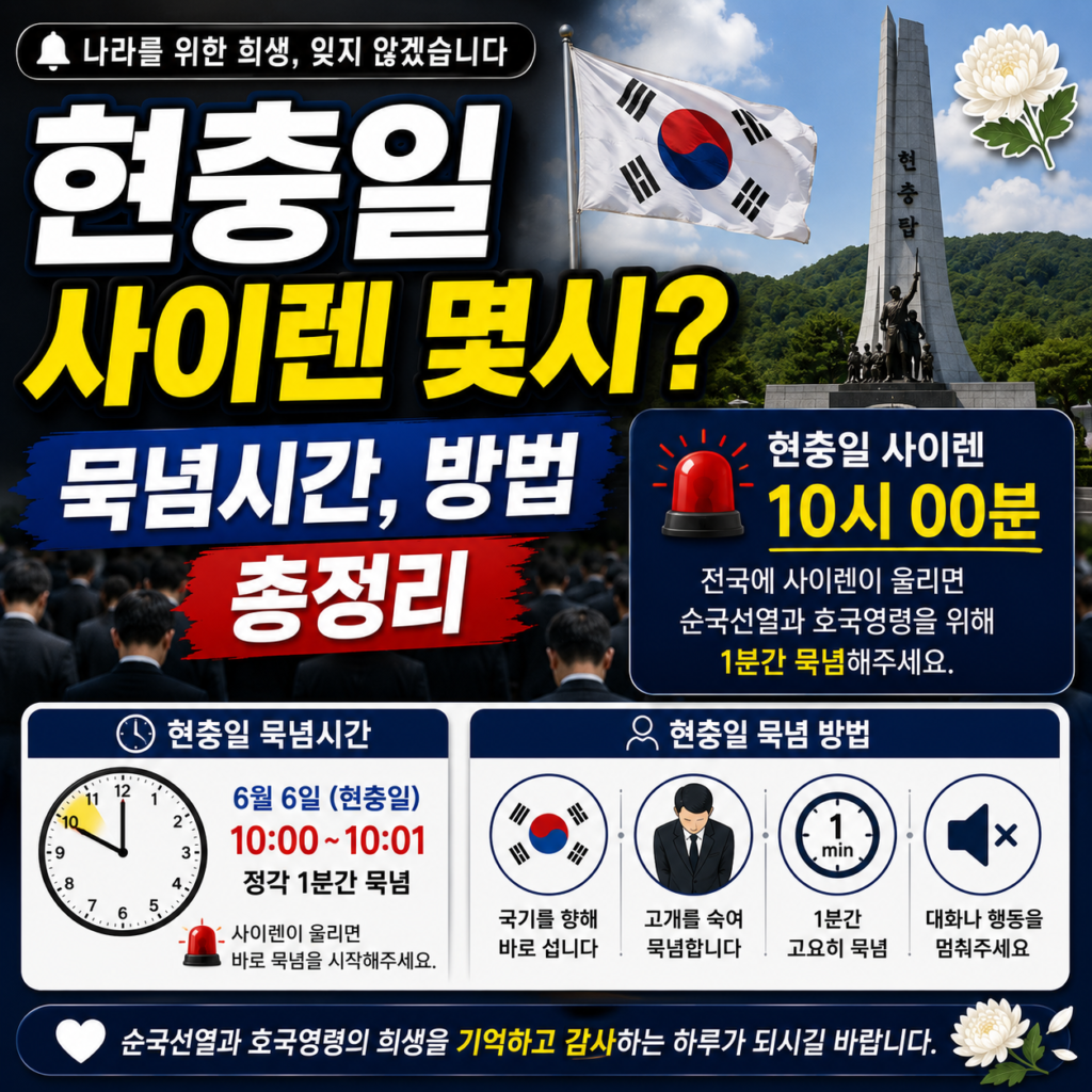 현충일 사이렌
