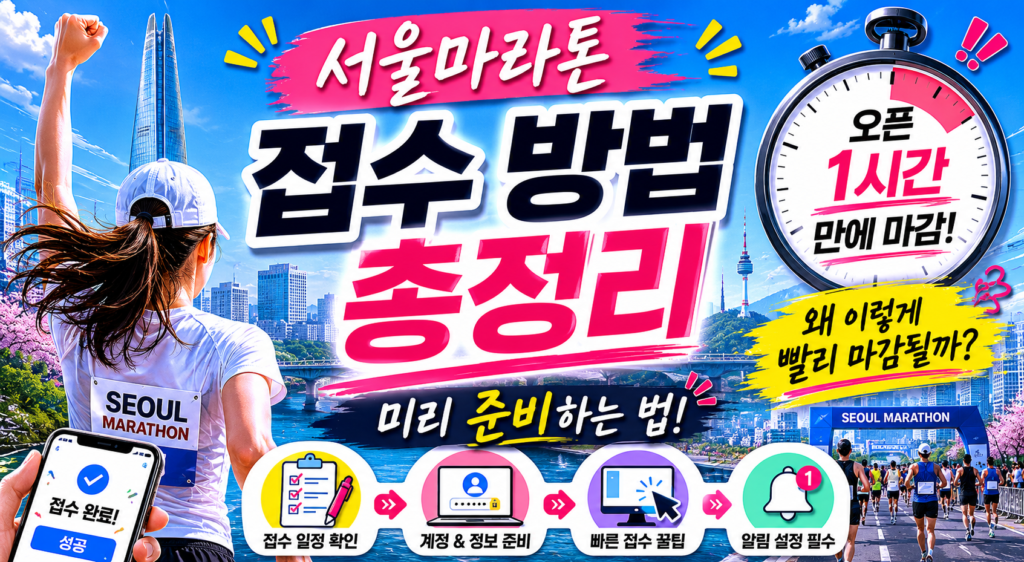 서울마라톤 접수